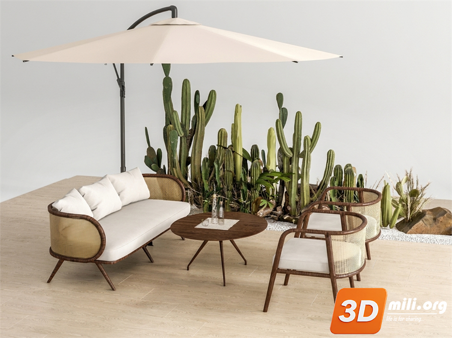 Outdoor Sofa Skp Files
